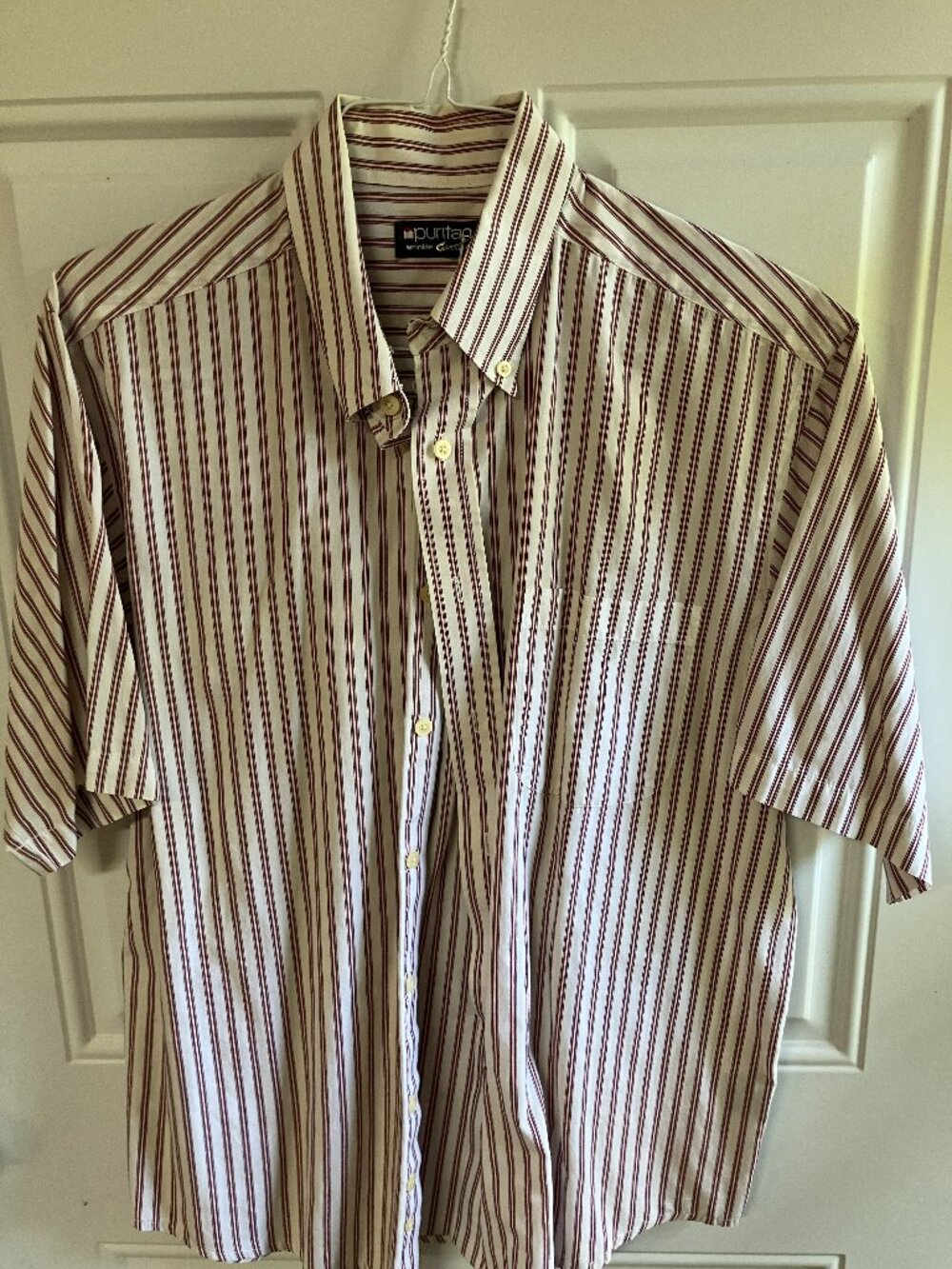 Men's Puritan Burgundy Dress Shirt